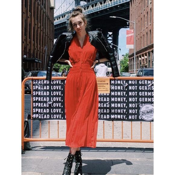 ZARA Flowy Long Dress NWT - Picture 1 of 16